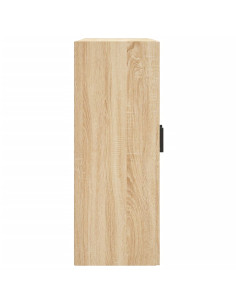 Mobile a Parete Rovere Sonoma 69,5x34x90 cm Legno Multistrato 2