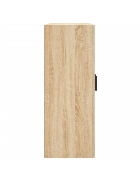 Mobile a Parete Rovere Sonoma 69,5x34x90 cm Legno Multistrato