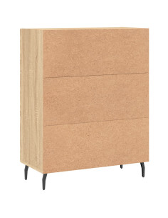 Credenza Rovere Sonoma 69,5x34x90 cm in Legno Multistrato 2