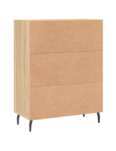 Credenza Rovere Sonoma 69,5x34x90 cm in Legno Multistrato