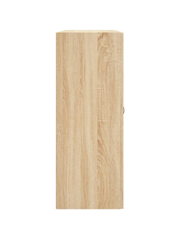 Mobile a Parete Rovere Sonoma 69,5x34x90 cm Legno Multistrato