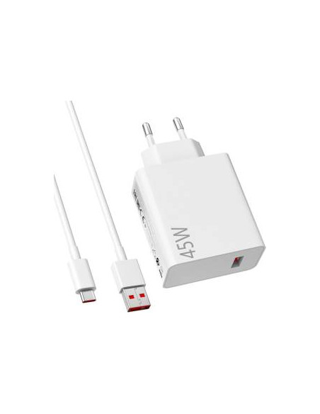 Xiaomi 45W Wall Charging Combo USB-A + Cavo USB-C White