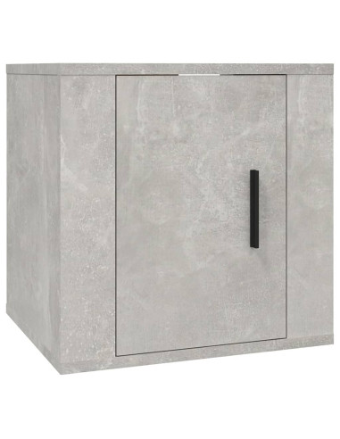 Set Mobili Porta TV 8pz Grigio Cemento in Legno Multistrato