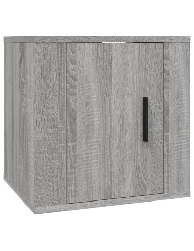 Set di Mobili Porta TV 6 pz Grigio Sonoma in Legno Multistrato