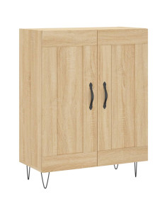 Credenza Rovere Sonoma 69,5x34x180 cm in Legno Multistrato