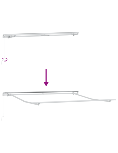 Tenda Retrattile Arancione e Marrone 600 × 350 cm 2