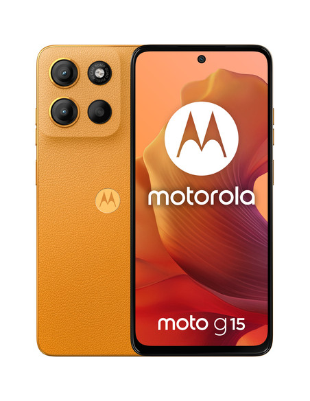 Motorola moto g15 17,1 cm (6.72") Doppia SIM Android 15 4G USB tipo-C 8 GB 128 GB 5200 mAh Arancione
