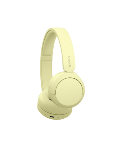 Sony WHCH520Y.CE7 cuffia e auricolare Wireless A Padiglione Musica e Chiamate USB tipo-C Bluetooth Giallo