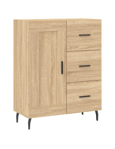 Credenza Rovere Sonoma 69,5x34x180 cm in Legno Multistrato