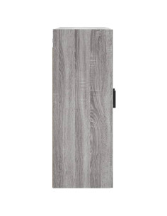 Armadietti a Parete 2 pz Grigio Sonoma in Legno Multistrato