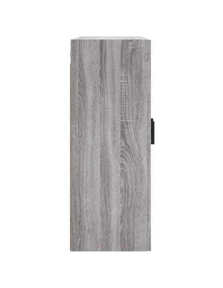 Armadietti a Parete 2 pz Grigio Sonoma in Legno Multistrato