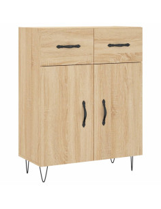 Credenza Rovere Sonoma 69,5x34x180 cm in Legno Multistrato