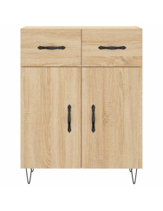Credenza Rovere Sonoma 69,5x34x180 cm in Legno Multistrato 2