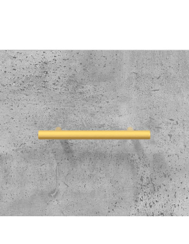 Comodino Grigio Cemento 40x40x66 cm in Legno Multistrato