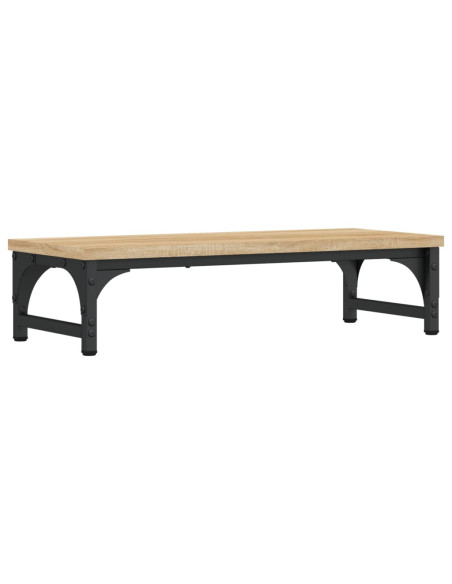 Supporto per Monitor Rovere Sonoma 55x23x14cm Legno Multistrato