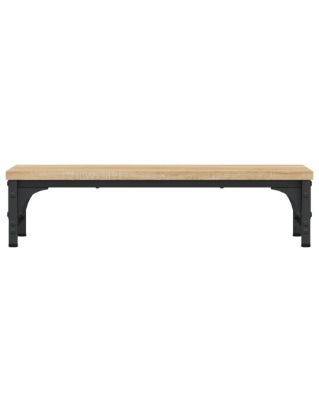 Supporto per Monitor Rovere Sonoma 55x23x14cm Legno Multistrato