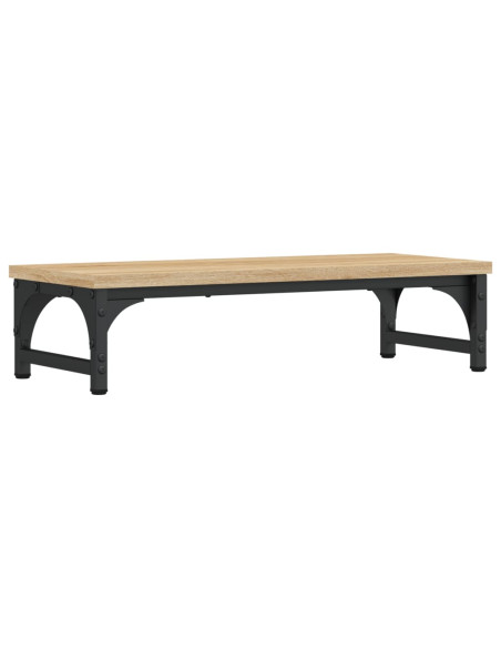 Supporto per Monitor Rovere Sonoma 55x23x14cm Legno Multistrato