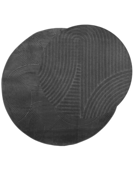 Tappeto IZA a Pelo Corto con Aspetto Scandinavo Ø120 cm