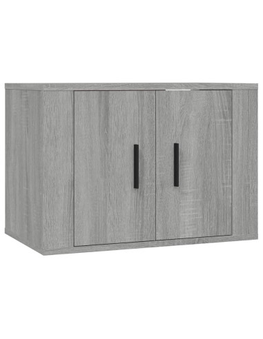 Set di Mobili Porta TV 5 pz Grigio Sonoma in Legno Multistrato