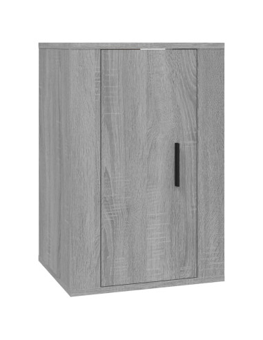 Set di Mobili Porta TV 4 pz Grigio Sonoma in Legno Multistrato