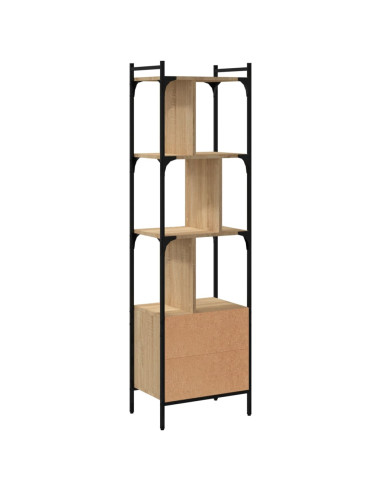 Libreria Anta Rovere Sonoma 44,5x30x154,5 cm Legno Multistrato