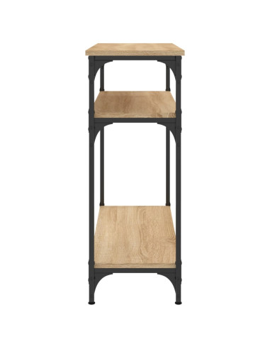 Tavolino Consolle Rovere Sonoma 75x29x75cm in Legno Multistrato