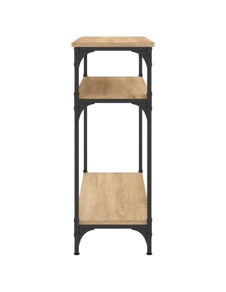 Tavolino Consolle Rovere Sonoma 75x29x75cm in Legno Multistrato