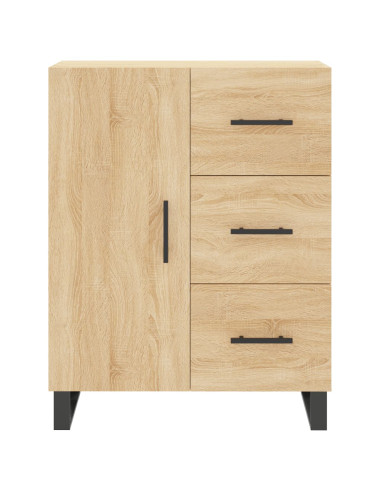 Credenza Rovere Sonoma 69,5x34x180 cm in Legno Multistrato