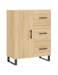 Credenza Rovere Sonoma 69,5x34x180 cm in Legno Multistrato