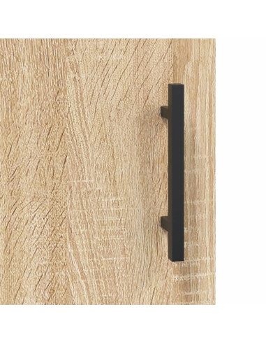 Credenza Rovere Sonoma 34,5x34x180 cm in Legno Multistrato