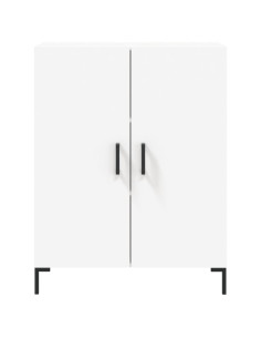 Credenza Bianca 69,5x34x180 cm in Legno Multistrato 2