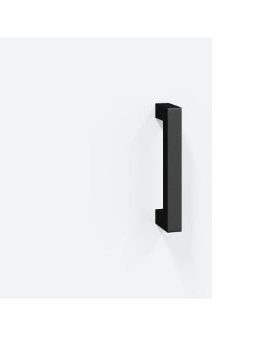 Credenza Bianca 69,5x34x180 cm in Legno Multistrato