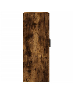 Mobile a Parete Rovere Fumo 69,5x34x90 cm in Legno Multistrato 2