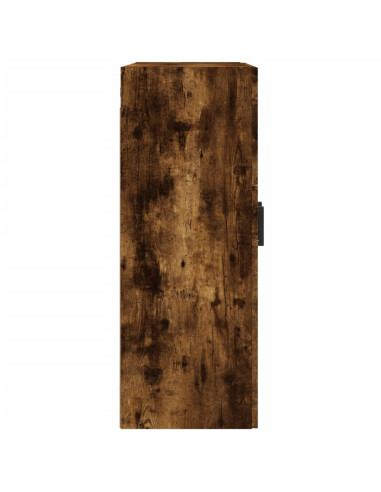 Mobile a Parete Rovere Fumo 69,5x34x90 cm in Legno Multistrato