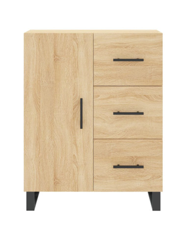 Credenza Rovere Sonoma 69,5x34x180 cm in Legno Multistrato