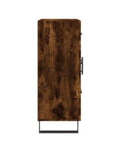 Credenza Rovere Fumo 69,5x34x90 cm in Legno Multistrato