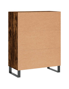 Credenza Rovere Fumo 69,5x34x90 cm in Legno Multistrato 2