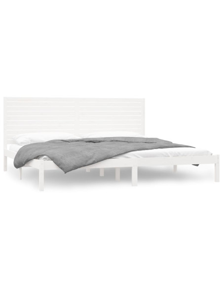 Giroletto Bianco in Legno Massello 180x200 cm Super King