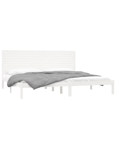 Giroletto Bianco in Legno Massello 180x200 cm Super King