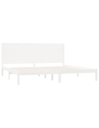 Giroletto Bianco in Legno Massello 180x200 cm Super King