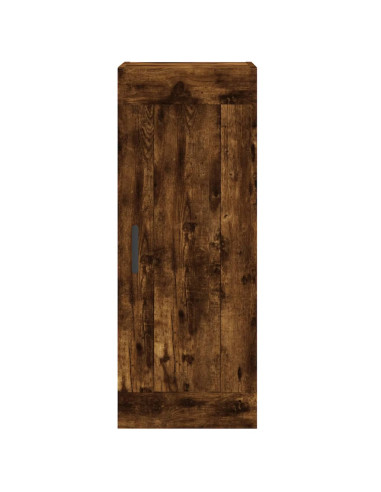 Credenza Rovere Fumo 34,5x34x180 cm in Legno Multistrato