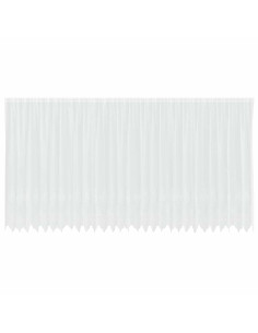 Tenda in Pizzo con tende Bianco 245 x 750 cm Poliestere