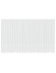 Tenda in Pizzo con tende Bianco 300 x 750 cm Poliestere