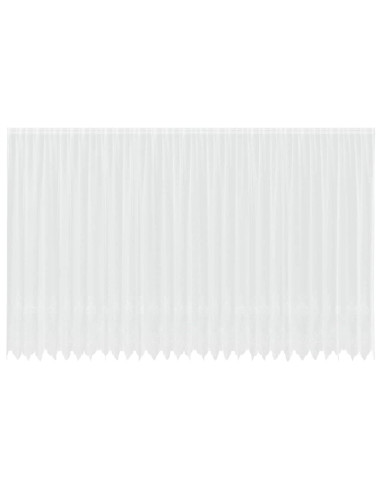 Tenda in Pizzo con tende Bianco 300 x 750 cm Poliestere
