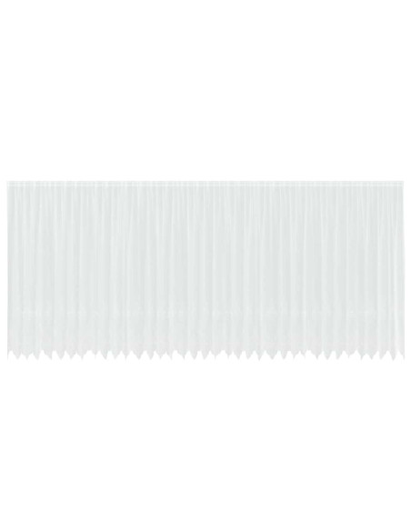 Tenda in Pizzo con tende Floreale Bianco 240x900cm Poliestere