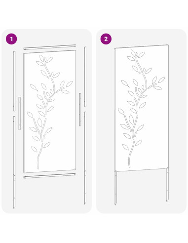 Schermo per privacy in giardino Oliver verde 50 x 140 cm