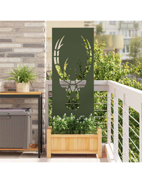 Pannello Decorativo da Giardino Oliver verde 50 x 140 cm
