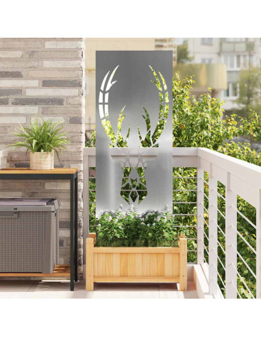 Schermo per privacy in giardino Argento 50 x 140 cm