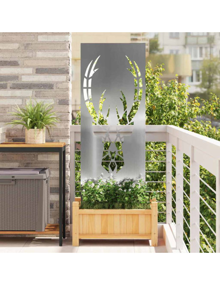 Schermo per privacy in giardino Argento 50 x 140 cm