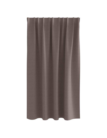 Tende con tende 2 pcs Marrone scuro Poliestere